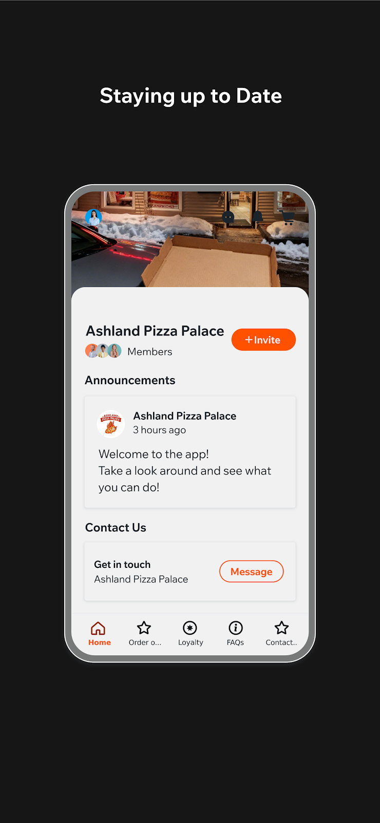 Staying up to Date: Announcements & Store Feed