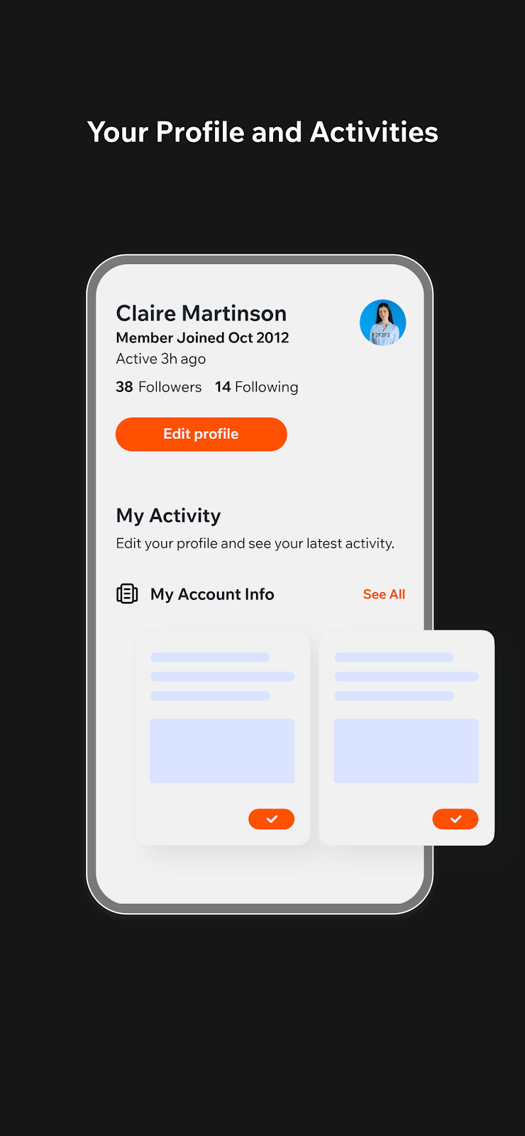 Your Profile and Activities: Member Hub & Receipts