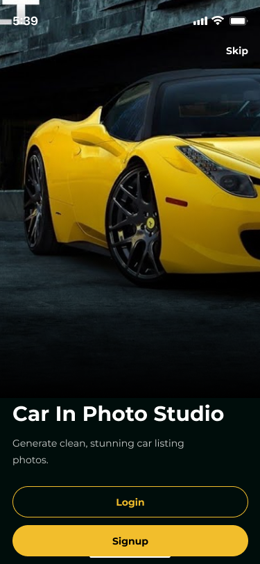 AI Photo Studio Visualization