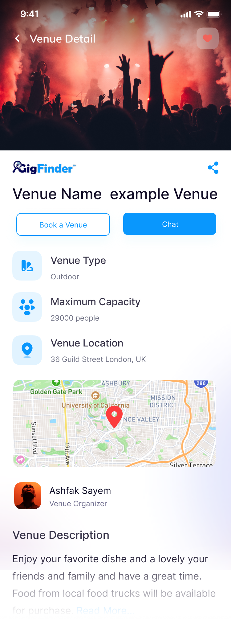 Venue Profile & Location Mapping