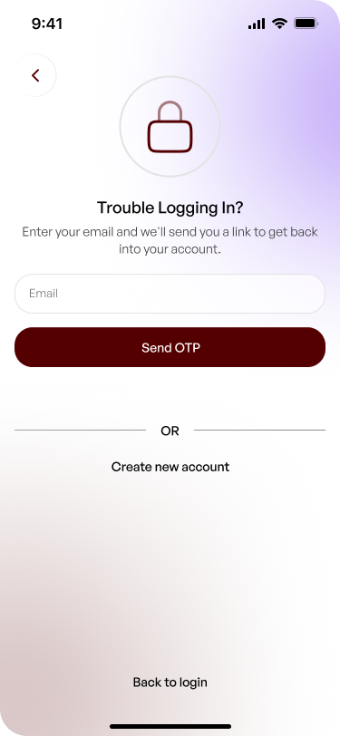 Account Recovery & OTP Dispatch