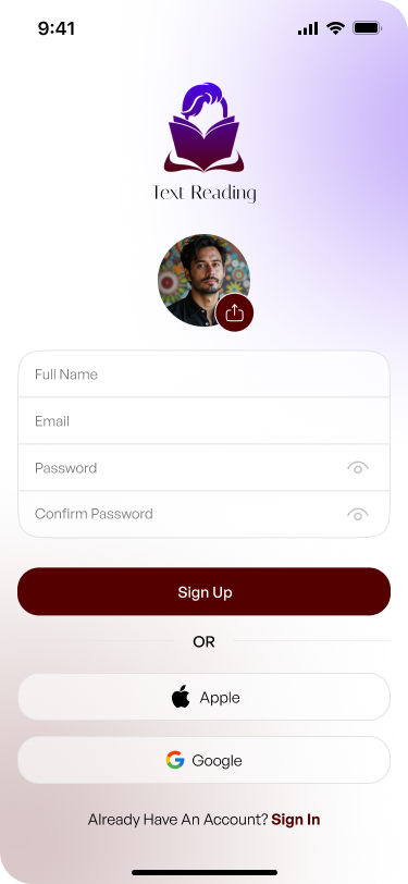 New User Registration & Profile Setup