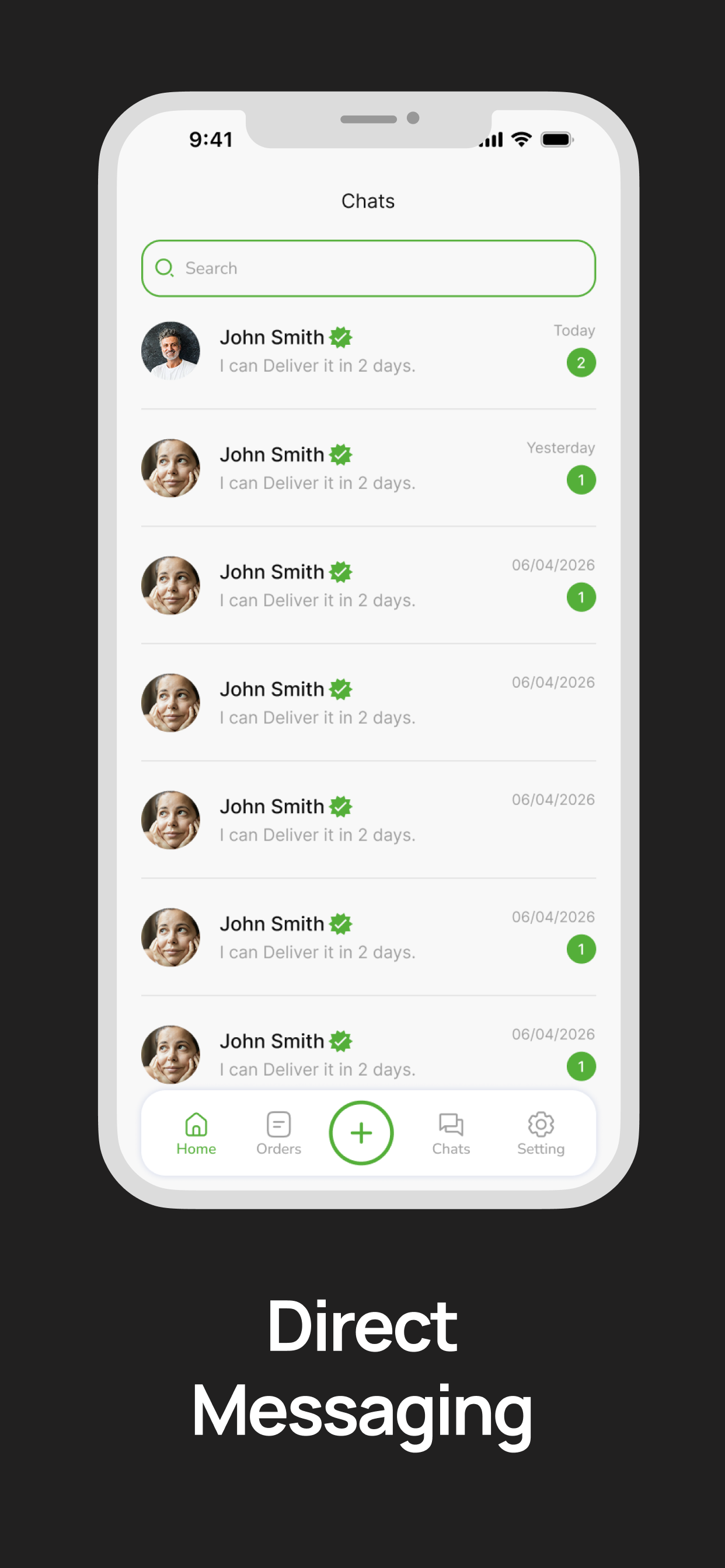 Direct In-App Messaging & Negotiations